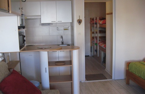 La Mongie Apartamento | Estudio en La Mongie, 5 personas todas las comodidades al pie de las pistas, estacionamiento cubierto