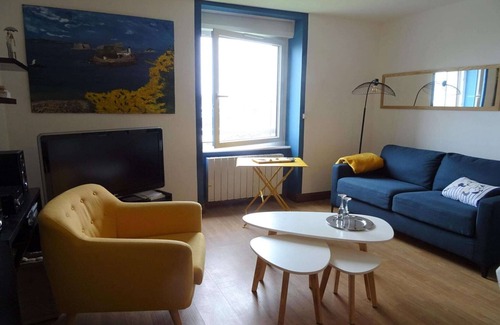 Plougasnou Apartamento | Estudio en Plougasnou con vistas al mar