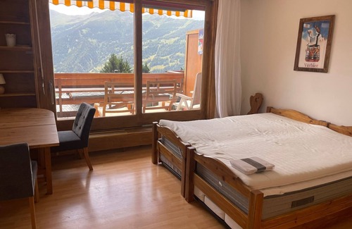 Verbier Apartamento | Studio in Verbier with view and terrasse