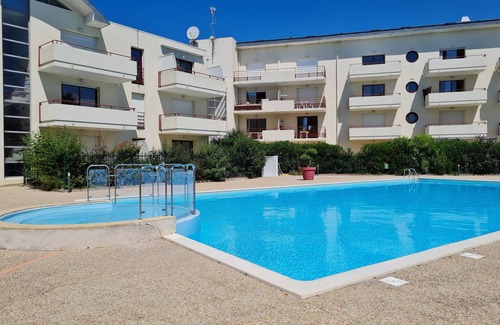 La Rochelle Apartamento | ESTUDIO LA ROCHELLE TERRAZA CON VISTAS A LA PISCINA, ESTACIONAMIENTO, CERCA DE MINIMES BEACH