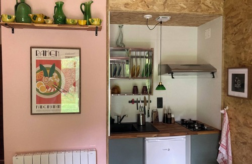 Sahorre Apartamento | Estudio El «1», una estancia en un parque verde al pie del Monte Canigou.