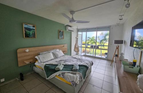 Pointe de la verdure Apartamento | Studio Les pieds dans l'eau Résidence Archipel et Savanne