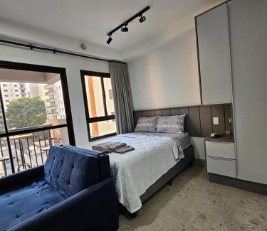 Vila Pompeia Apartamento | Studio lindo, Novo, a 4 Quadras do Allianz Parque - Shopping Bourbon - Perdizes