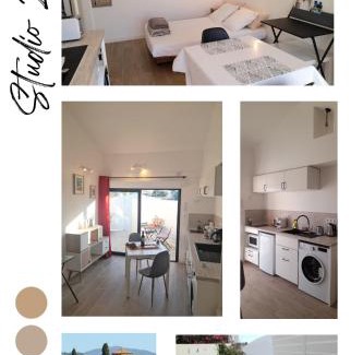 Puget-Ville Apartamento | Studio logement entier calme neuf climatisé avec extérieur