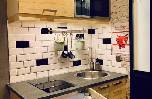 Dole Apartamento | ★Studio Marguerite Cow★ Coeur center ville Wifi fiber - Netflix - fully equipped!