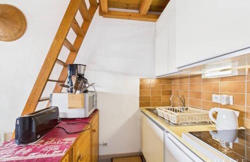 La Rosiere Apartamento | Studio mezzanine cosy, balcon plein sud, quartier calme, proche pistes et commerces, navette gratuite - FR-1-398-554
