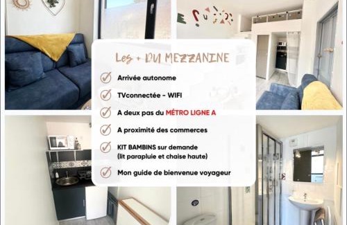 Les Poulettes Apartamento | Studio mezzanine proche métro A