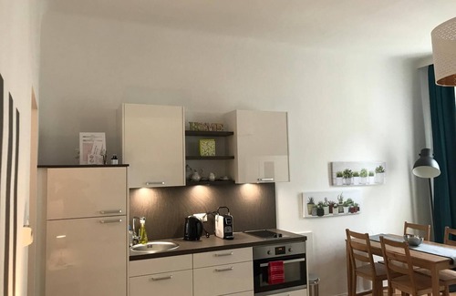 Funfhaus Apartamento | Studio mit Balkonnutzung