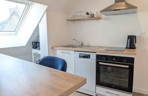 Chatelaudren Apartamento | Loft-Romántico-Baño con bañera-Vista al Lago