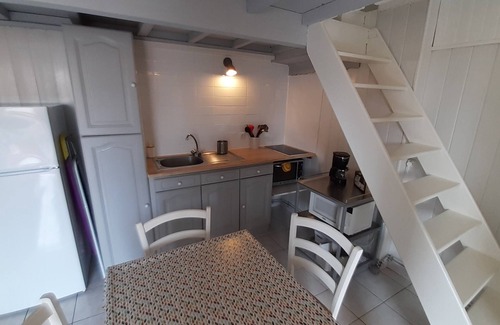 Valras-Plage Apartamento | Estudio n ° 2 con terraza, 4 personas.