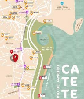 Catete Apartamento | Studio na zona cultural do Rio! A/C, Wi-Fi, TV