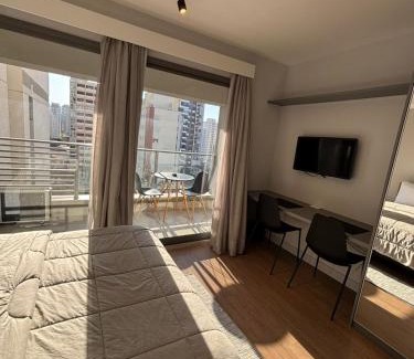 Vila Pompeia Apartamento | Studio novo a 3min a pé do Allianz Parque