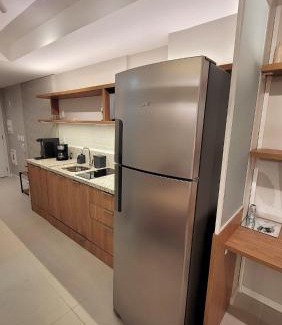 Centro Apartamento | Studio novo e moderno com vista e piscina no Rio de Janeiro