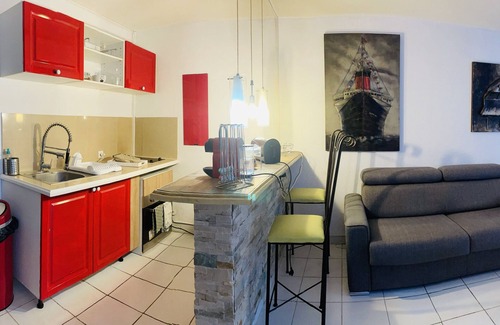 Cul de Sac Apartamento | Studio Orchidée 5m from the most beautiful beach of Saint Martin