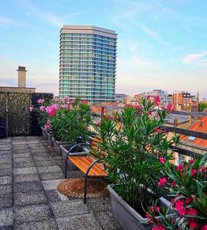 Chatelain Apartamento | Studio penthouse lumineux avec grande terrasse de 40m2