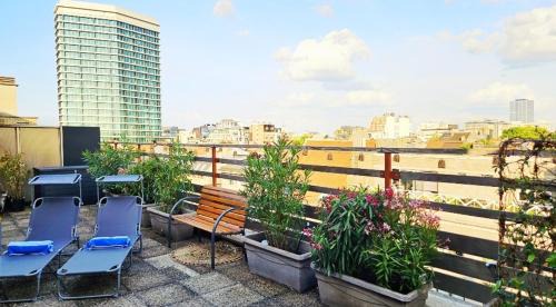 Chatelain Apartamento | Studio penthouse lumineux avec grande terrasse de 40m2