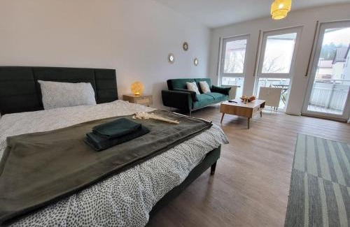 Deizisau Apartamento | Studio-Priv.Parkplatz-Balkon-Wlan-Netflix-SmartTV