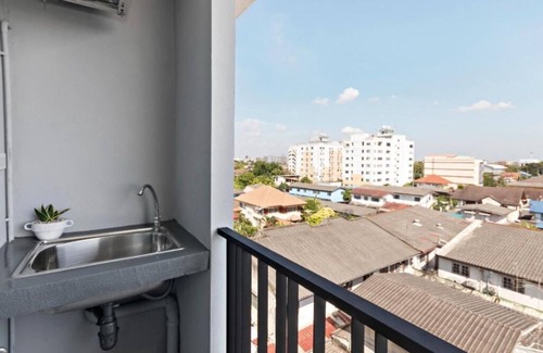 Anusawari Condominio | 🔥Estudio / Cama Queen🔥 Bangkok🇹🇭 @ DMK Airport🛬 & Airport Shuttle 🚖