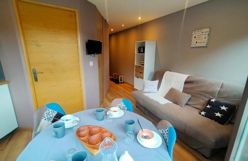 Avoriaz Apartamento | Studio rénové à Avoriaz: 4 pers, avec casier à skis, au cœur du village - FR-1-633-74
