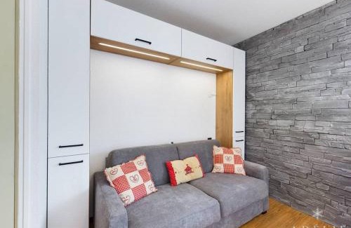 La Rosiere Apartamento | Studio rénové 2* pour 4 pers., skis aux pieds, balcon exposé sud-ouest, proche commerces et garderie - FR-1-398-528