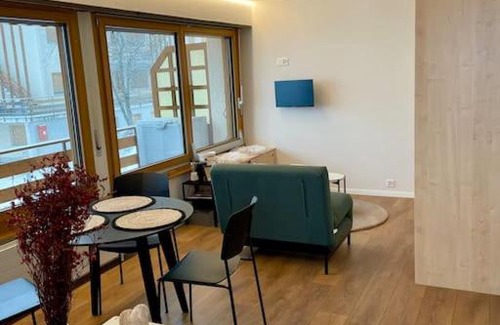 Ovronnaz Apartamento | Studio rénové avec vue panoramique