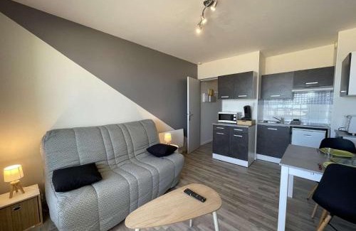 Saint-Jean-de-Monts Apartamento | Studio rénové, 2 couchages, mer, commerces, 6e étage, TV, balcon, animaux admis - FR-1-224C-138