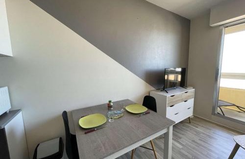 Saint-Jean-de-Monts Apartamento | Studio rénové, 2 couchages, mer, commerces, 6e étage, TV, balcon, animaux admis - FR-1-224C-138