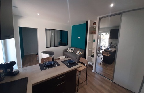 Grezieu-la-Varenne Apartamento | STUDIO RENOVE RDC TERRASSE + EXTERIEUR PAYSAGE
