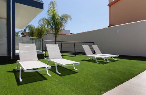 Villa San Pietro Apartamento | Estudio "Residence Meridian Unità 2" con vistas a la montaña, piscina y Wi-Fi