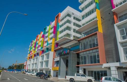 Tanjung Aru Apartamento | Studio Room Aeropod Near Airport,KK City,Tg Aru Beach for 4 pax