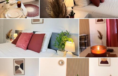 Meaux Apartamento | Studio Rosa - Disney - Meaux City Center - Paris