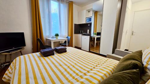 Noisy-le-Sec Apartamento | Studio Safran - 15min Paris, calme & cosy