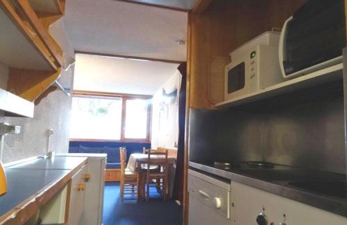 Arc-1800 Apartamento | Studio skis aux pieds, 4 pers., Arc 1800, proche commerces, village du Charvet - FR-1-411-516