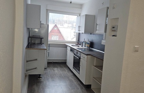 Sulzhayn Apartamento | Estudio 'Sülzhayn' con vistas a la montaña y balcón