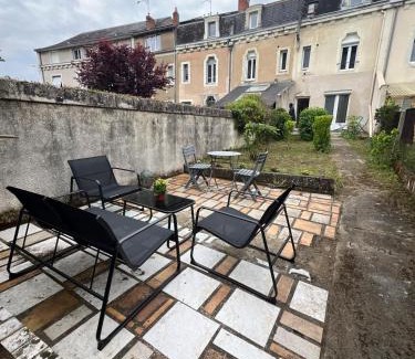 Chatellerault Apartamento | Studio Sydney Charme et jardin I séjour pro ou romantique