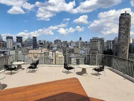 Republica Apartamento | Studio Top no 22º com vista incrível - Setin Downtown Nova República