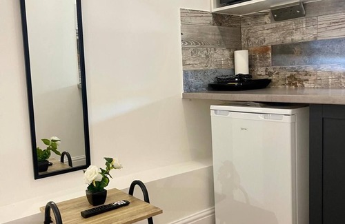 Hackney Downs Apartamento | Estudio-Tradicional-Baño privado con ducha-Vista a la Ciudad