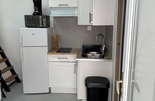 Vendays-Montalivet Apartamento | Studio, very well located 100 m from the beach, Air-conditioned one parking space