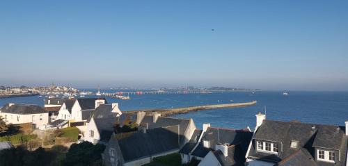 Roscoff Apartamento | Studio vue mer roscoff et île de batz