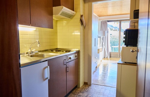 Villars-sur-Ollon Apartamento | Studio with a real ski In/out