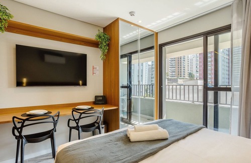 Perdizes Apartamento | Studio With Balcony Near Allianz Parque Cep0128