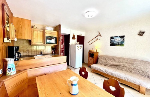 Combloux Apartamento | Studio with Mont Blanc view, ideal for 4 people