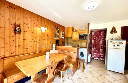 Combloux Apartamento | Studio with Mont Blanc view, ideal for 4 people