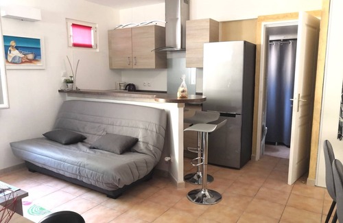 Saint-Paul-de-Vence Apartamento | Nuevo estudio con piscina privada a 5 minutos de la playa.