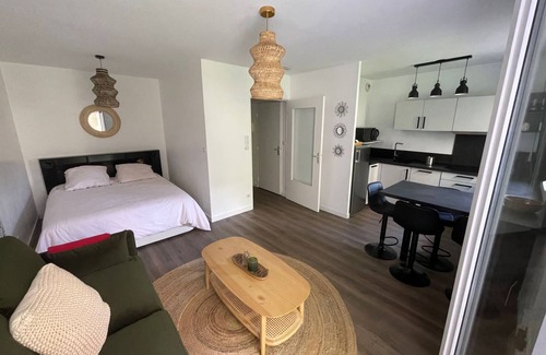 Villette Gare Apartamento | Studio with private outdoor living in Part Dieu