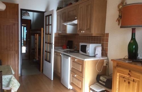 La Rosiere Apartamento | Estudio con BALCON FULL SOUTH, en el corazón del complejo, al pie de las pistas.