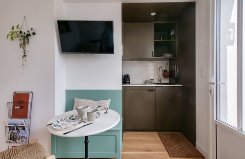 Rivedoux-Plage Apartamento | Estudio con terraza a 250 metros del puerto