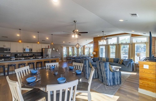 Corolla Village Casa | Stunning 14BR oceanside Corolla home w/ pool, hot tub, rec area w/ pub, & more!