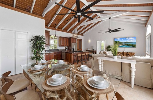 Estate Saunders Gut Villa | Stunning 3-bed/bath Villa with AC, WiFi, & Solar perched above lovely Coral Bay