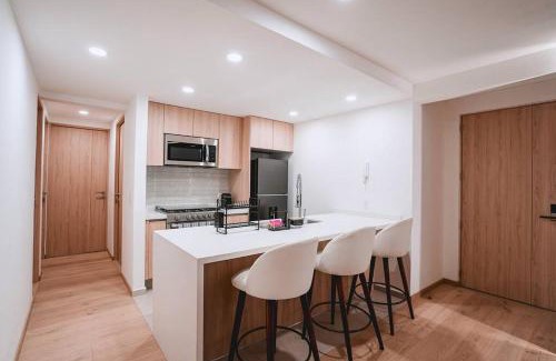 Hipódromo Apartamento | Stunning 3BR with pool, gym, coworking in Condesa